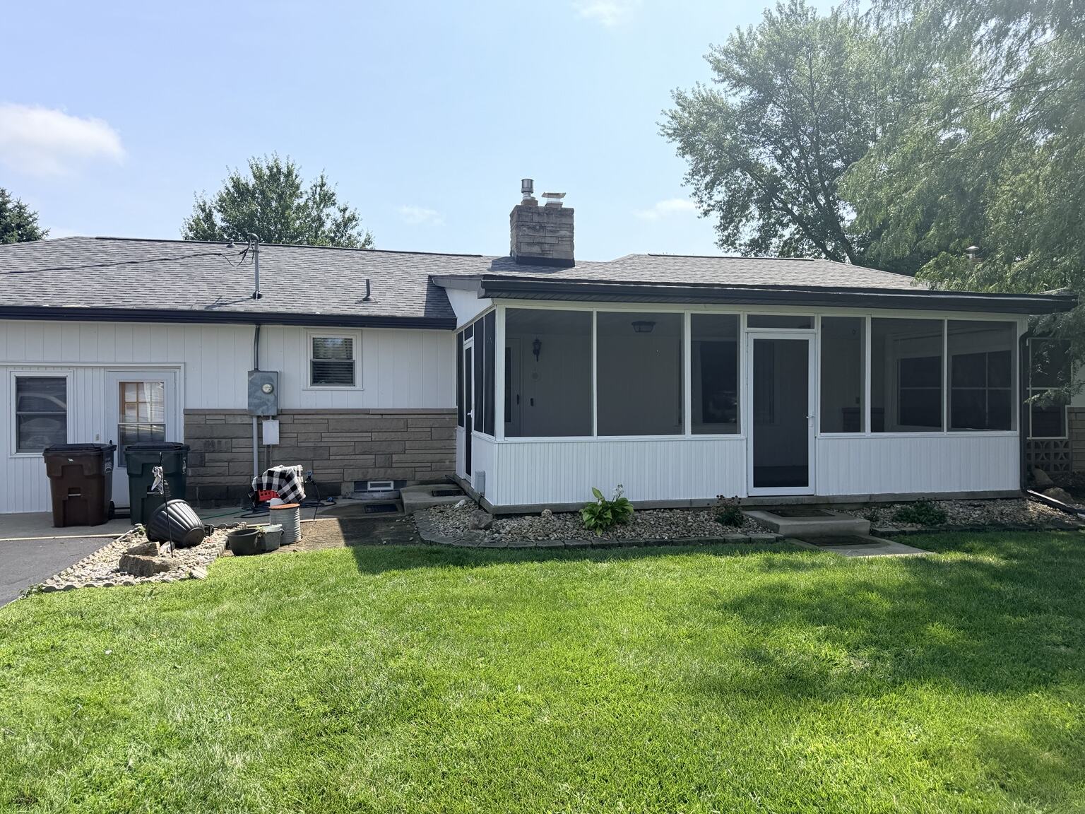 Completed exterior painting project, view 2