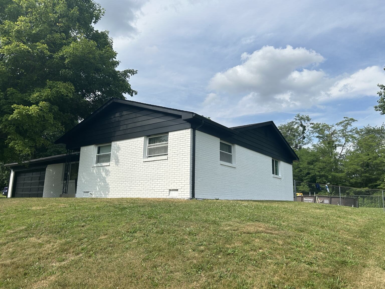 Front exterior after exterior painting